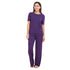 Ensemble pyjama d'été femme T-shirt violette+ pantalon