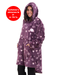 Snuggs Sweat à capuche " Étoiles violettes "