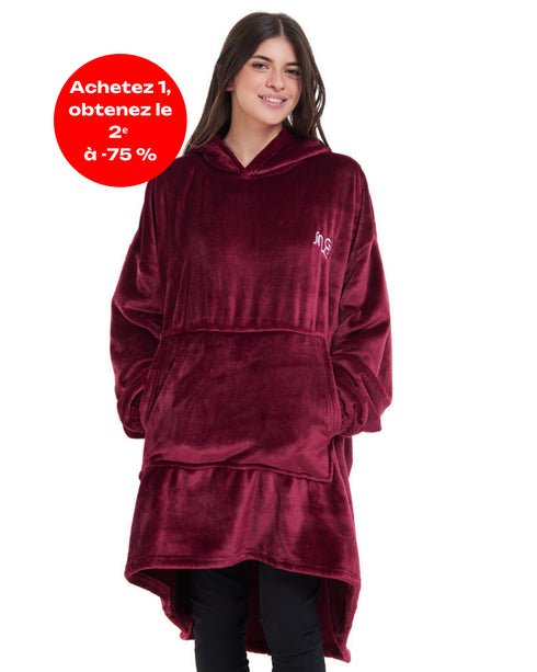 Snuggs Sweat à capuche “Bordeau"