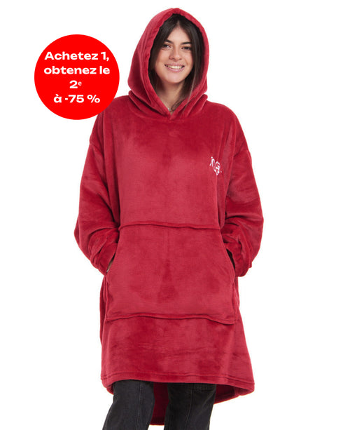 Snuggs Sweat à capuche "Rouge"