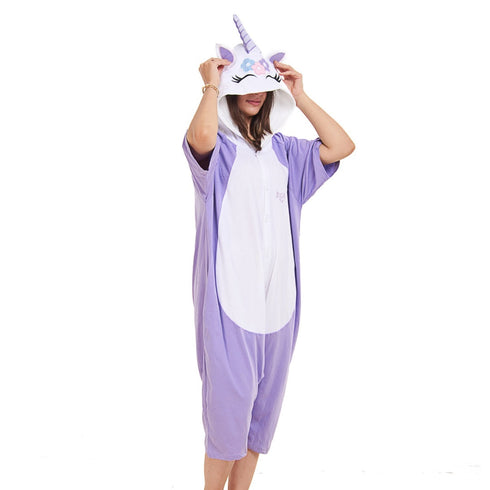 Combinaison bermudes d'été Snuggs licorne
