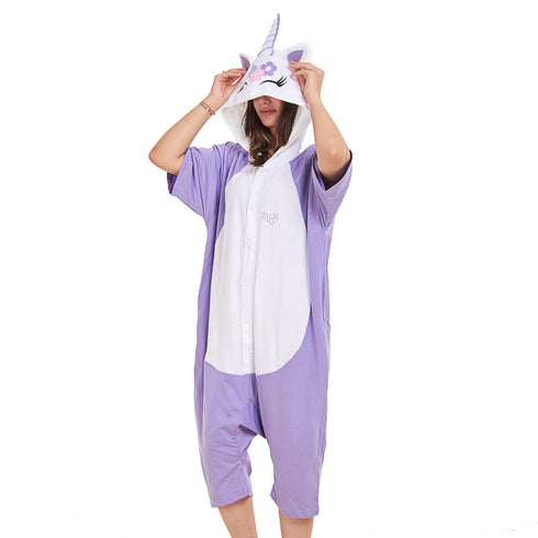 Combinaison bermudes d'été Snuggs licorne