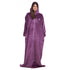 Snuggs Couverture avec manches "Mauve"