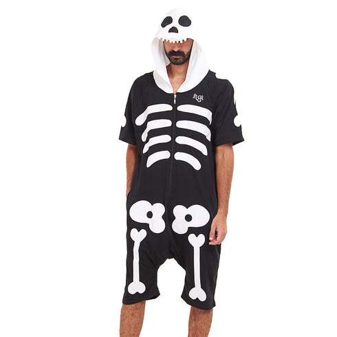 Combinaison bermudes d'été Snuggs squelette