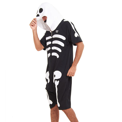 Combinaison bermudes d'été Snuggs squelette