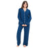 Ensemble pyjama d'été femme boutonné pétrole
