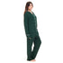 Ensemble pyjama d'été femme boutonné Verte