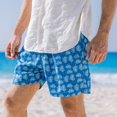 Maillots de bain homme feuilles tropicales