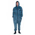 Snuggs Combinaison pyjama carreaux bleus