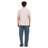 Men summer pajama set Beige T-shirt +Olive x Petroleum checkered Pants