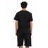 Ensemble pyjama d'été homme T-shirt + short noir