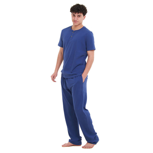 Ensemble pyjama été homme T-shirt + Pantalon Indigo