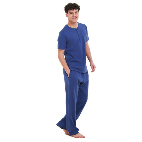 Ensemble pyjama été homme T-shirt + Pantalon Indigo