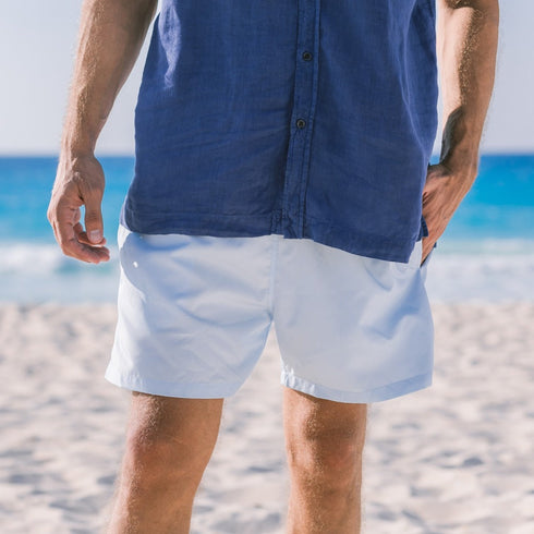 Maillots de bain homme bleu clair