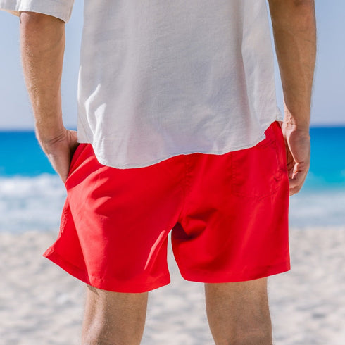 Maillots de bain homme rouge