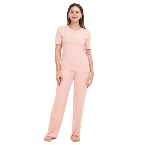 Ensemble pyjama d'été femme, T-shirt Simon + pantalon
