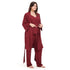 Ensemble pyjama d'été femme kimono rouge