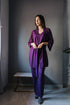 Ensemble pyjama d'été femme kimono violet