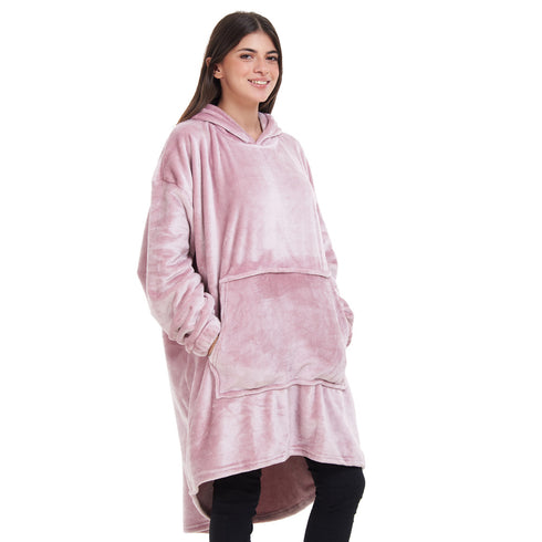 Snuggs Sweat à capuche "Mauve Clair”