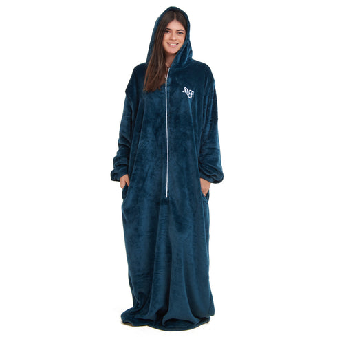 Snuggs Couverture avec manches "Pétrolière"