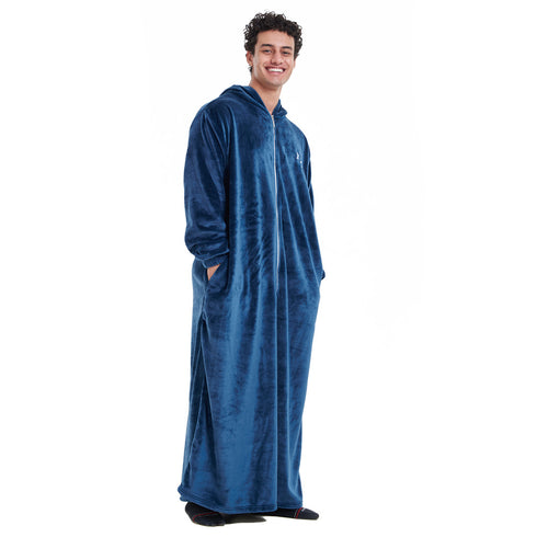 Snuggs Couverture avec manches "Bleu Marine"