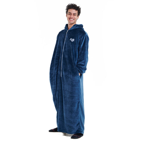 Snuggs Couverture avec manches "Bleu Marine"