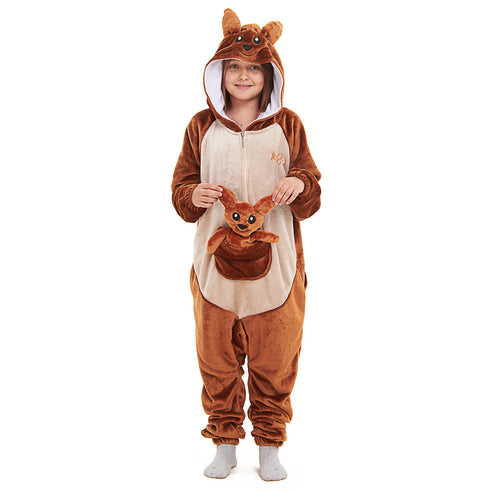 Snuggs Combinaison pyjama animaux d'enfant "Kangourou"