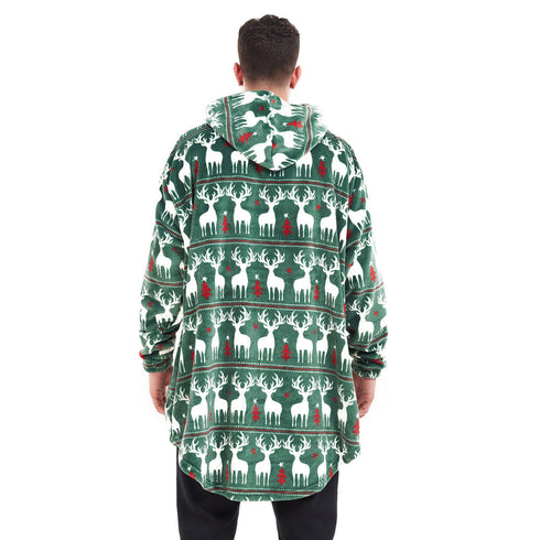 Snuggs sweat a capuche "Noel Vert"