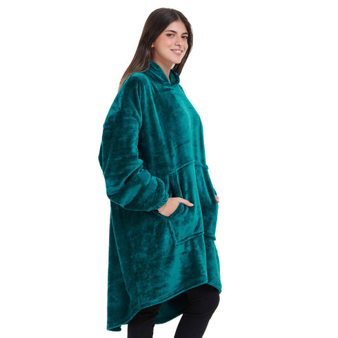 Snuggs Sweat à capuche "Teal bleu"