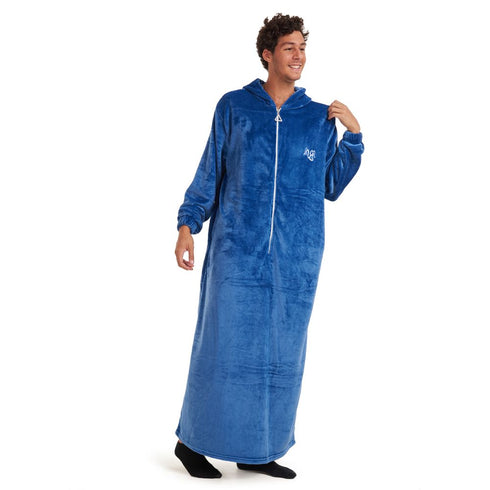 Snuggs Couverture avec manches "Couleur Indigo"