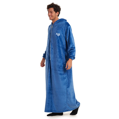 Snuggs Couverture avec manches "Couleur Indigo"