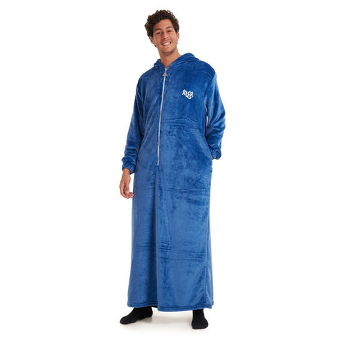 Snuggs Couverture avec manches "Couleur Indigo"