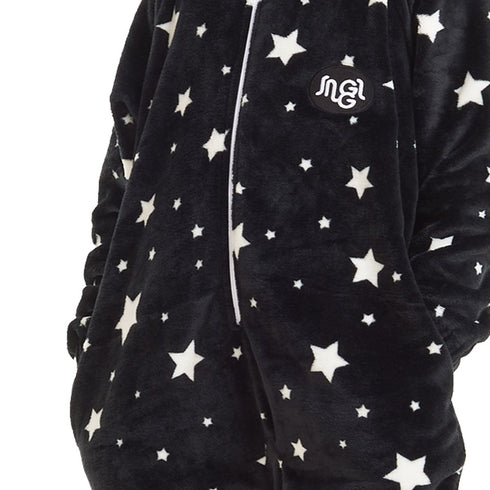 Snuggs Combinaison pyjama d'enfant "Etoiles Noires"