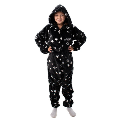 Snuggs Combinaison pyjama d'enfant "Etoiles Noires"