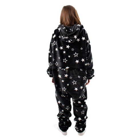 Snuggs Combinaison pyjama d'enfant "Etoiles Noires"