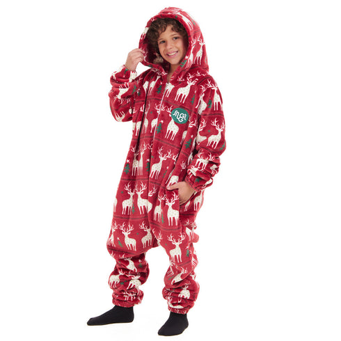 Snuggs Combinaison pyjama d'enfant "Noël Rouge"
