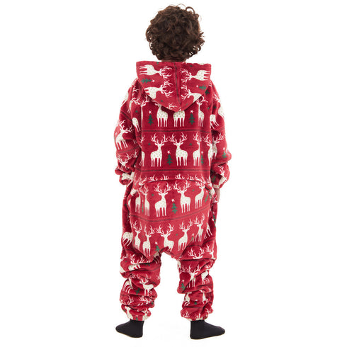 Snuggs Combinaison pyjama d'enfant "Noël Rouge"