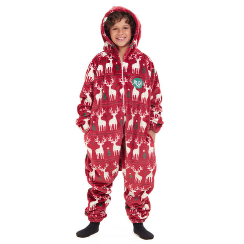 Snuggs Combinaison pyjama d'enfant "Noël Rouge"