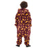 Snuggs Combinaison pyjama d'enfant "Eclair bordeaux"