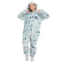 Snuggs Combinaison pyjama d'enfant "Etoiles Bleu pastel""