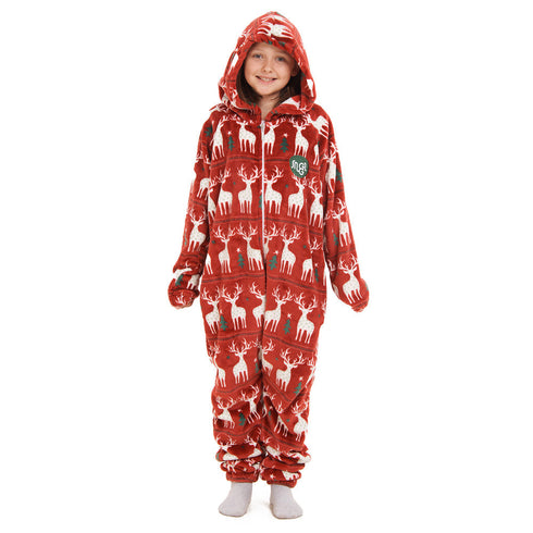 Snuggs Combinaison pyjama d'enfant "Noël Rouge"