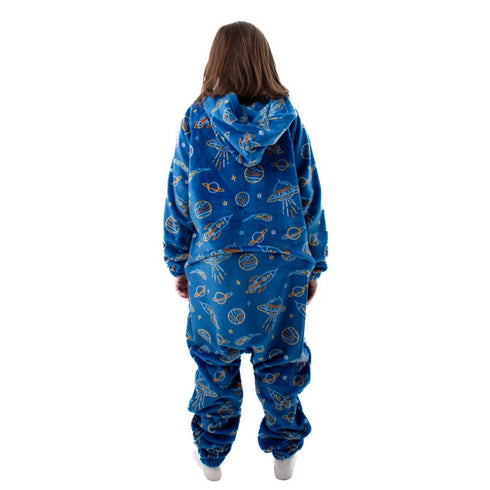 Snuggs Combinaison pyjama d'enfant "Espace Bleu"