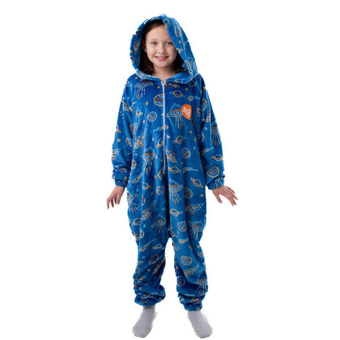 Snuggs Combinaison pyjama d'enfant "Espace Bleu"