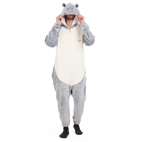 Snuggs Combinaison pyjama animaux "Hipopotame"
