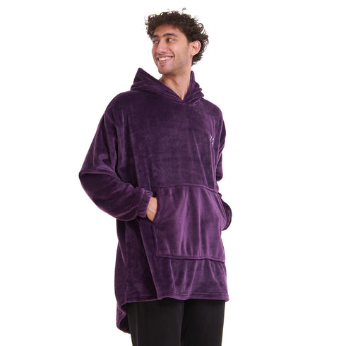 Snuggs Sweat à capuche "Violet foncé"