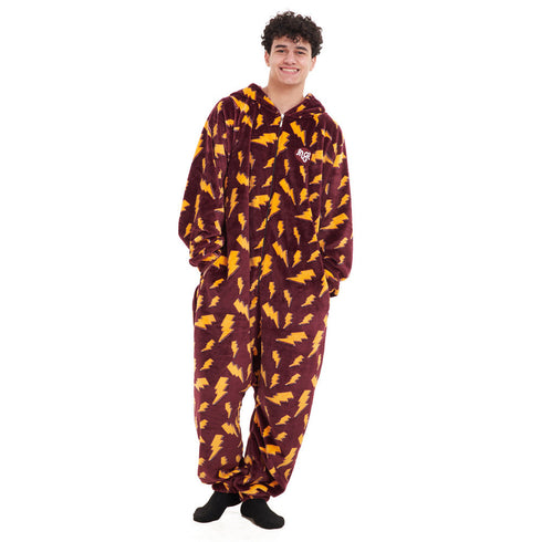 Snuggs combinaison pyjama "Eclair Bordeaux"