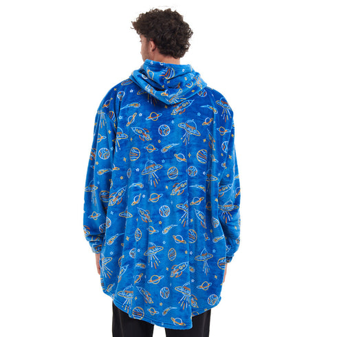 Snuggs Sweat à capuche "Espace bleu"