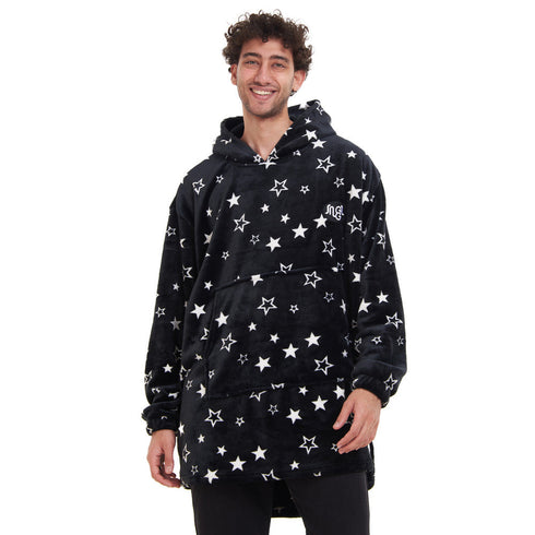 Snuggs Sweat à capuche "Étoiles Noires"