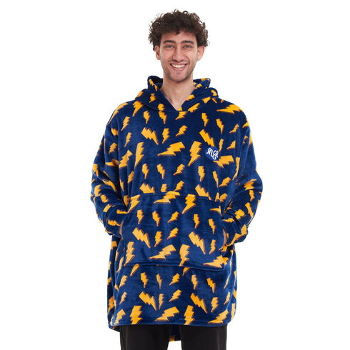 Snuggs Sweat à capuche "Eclair Bleu Foncé"