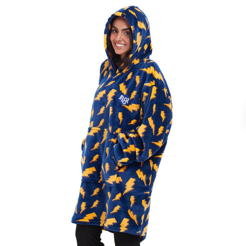 Snuggs Sweat à capuche "Eclair Bleu Foncé"